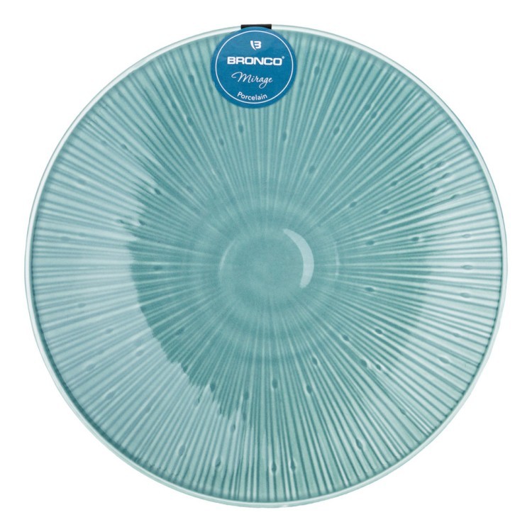 Тарелка закусочная "mirage" 22 см голубой Bronco (410-127)