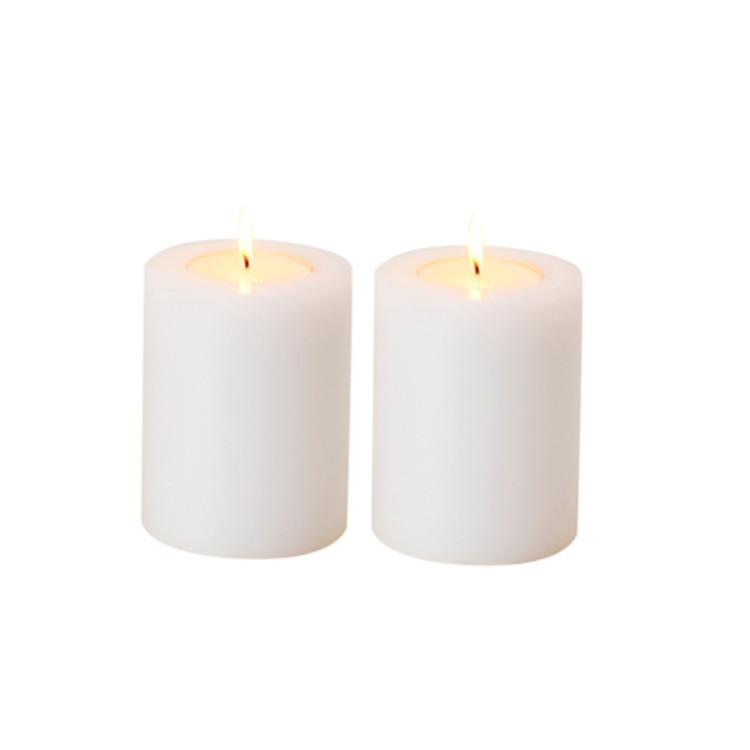 Свечи декоративные, набор из 2 шт 106945(ACC06945), пластик, white, ROOMERS FURNITURE