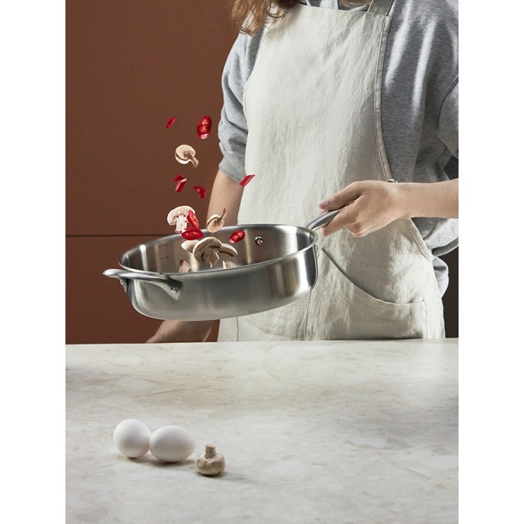 Сотейник с крышкой 3ply etalon, D26 см (77015) Сотейник с крышкой 3ply etalon, D26 см (77015)