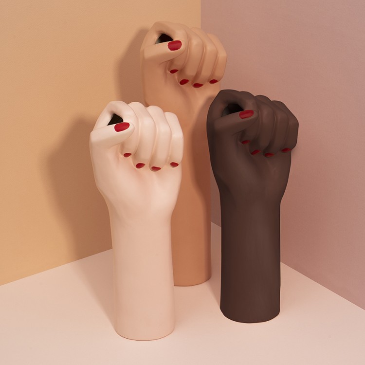 Ваза для цветов girl power, black, 27,1 см (75941)