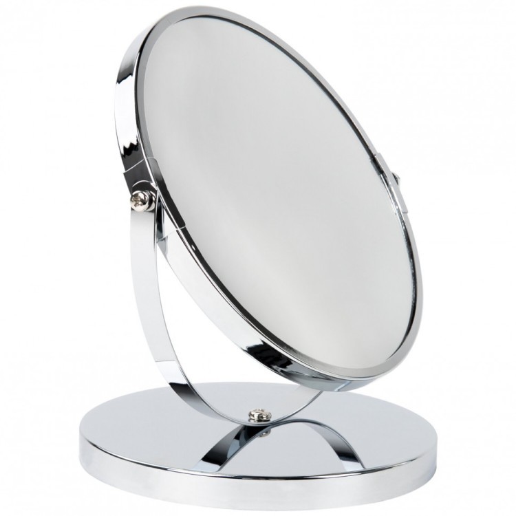 Зеркало настольное BRABIX круглое диаметр 17 см двустороннее с увеличением 607422 (1) (95071)