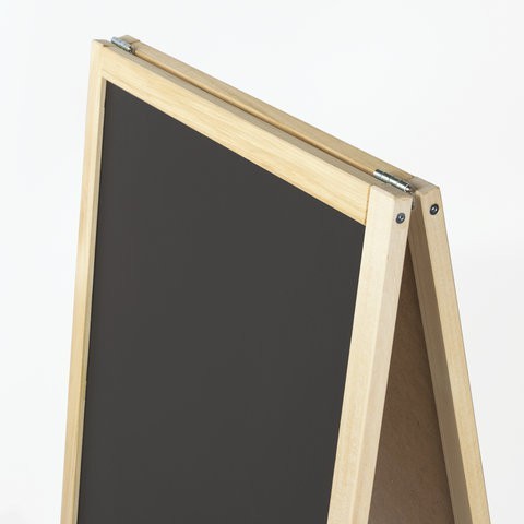 Доска штендер двусторонняя для мела и магнитно маркерная Staff 54х109 см 236889 (1) (86621)