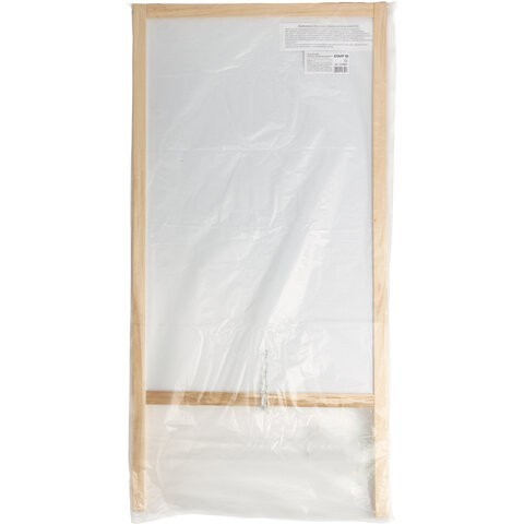 Доска штендер двусторонняя для мела и магнитно маркерная Staff 54х109 см 236889 (1) (86621)