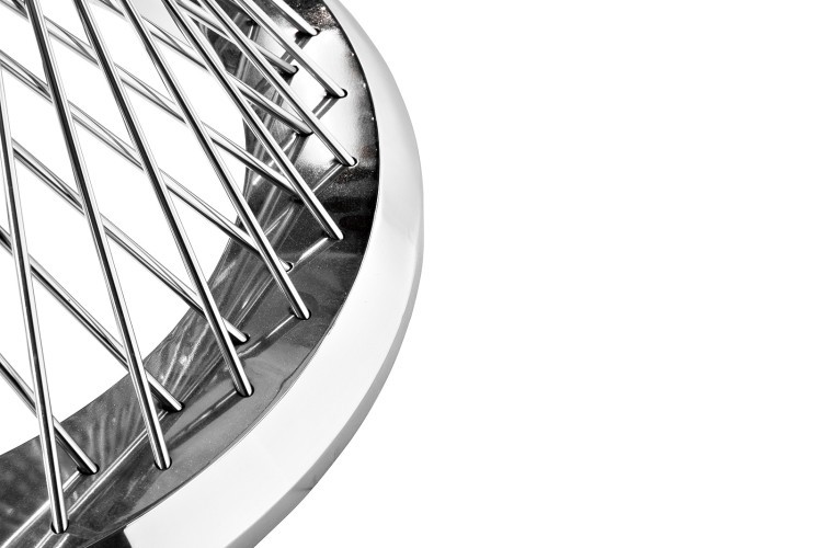 Стол обед иск.мрам Nero Alicanto/хром d120*75 (TT-00014978)