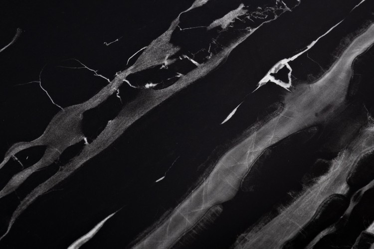 Стол обед иск.мрам Nero Alicanto/хром d120*75 (TT-00014978)