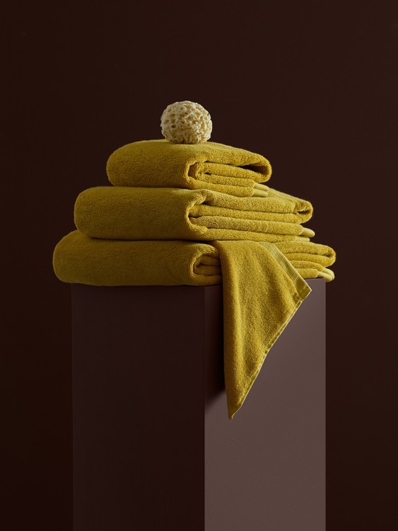 Полотенце для рук цвета охры из коллекции essential, 50х90 см (80175)