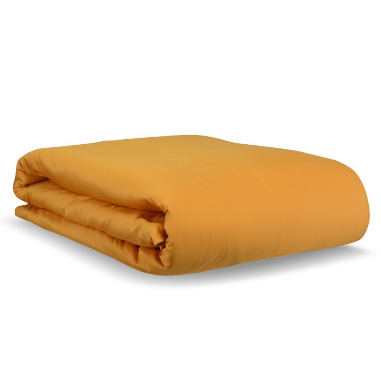 Комплект постельного белья из сатина цвета шафрана из коллекции wild, 150х200 см (68423)
