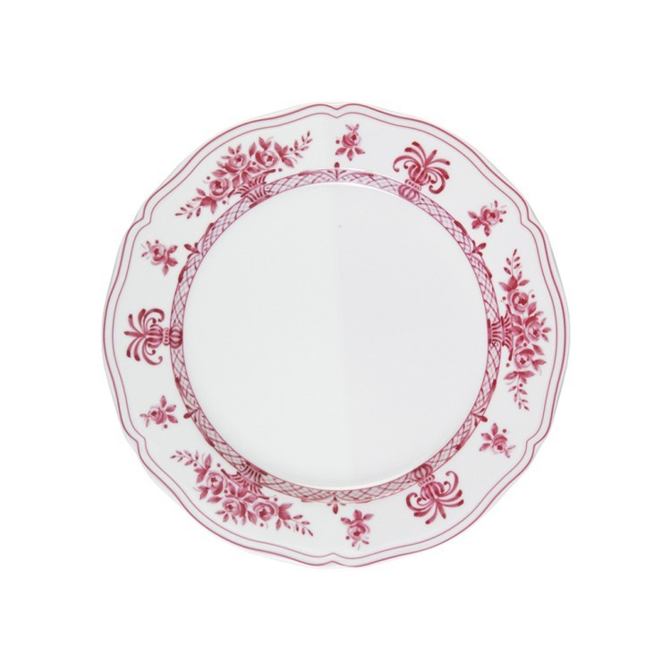 Тарелка LNAN032PO001160, фарфор, white, pink, LE COQ