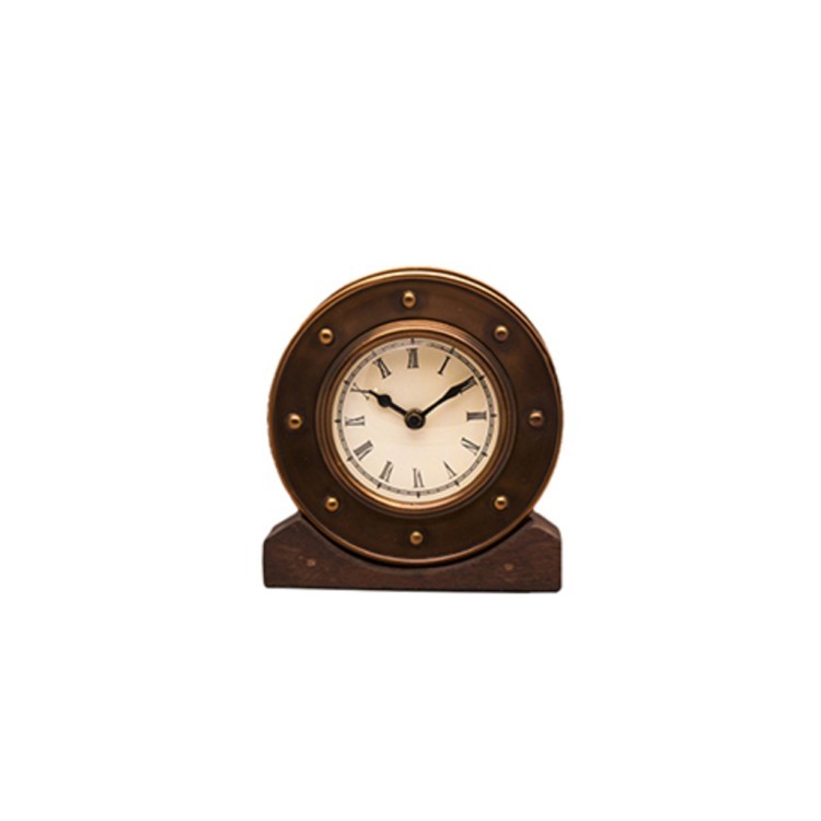 Часы Алейн DTR2104 s/3Sm, 13, бронза, дерево, стекло, Bronze, RESTORATION HARDWARE Часы Алейн DTR2104 s/3Sm, 13, бронза, дерево, стекло, Bronze, RESTORATION HARDWARE
