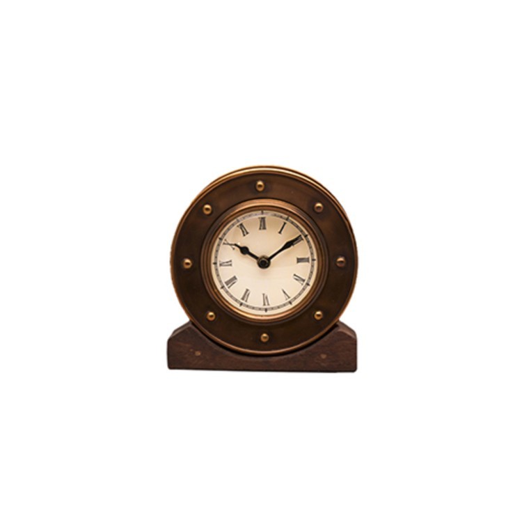 Часы Алейн DTR2104 s/3Sm, 13, бронза, дерево, стекло, Bronze, RESTORATION HARDWARE Часы Алейн DTR2104 s/3Sm, 13, бронза, дерево, стекло, Bronze, RESTORATION HARDWARE