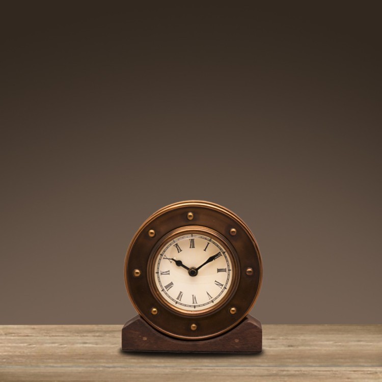 Часы Алейн DTR2104 s/3Sm, 13, бронза, дерево, стекло, Bronze, RESTORATION HARDWARE Часы Алейн DTR2104 s/3Sm, 13, бронза, дерево, стекло, Bronze, RESTORATION HARDWARE
