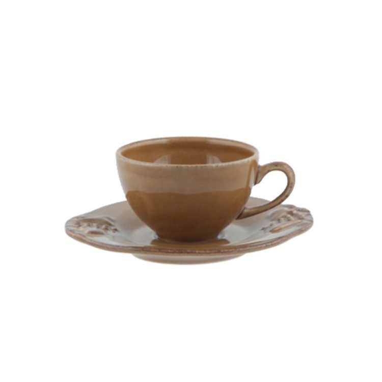 Кофейная пара MA227-MOC(MCS02-02005J)СНЯТО, керамика, Toffee, CASAFINA BY COSTA NOVA