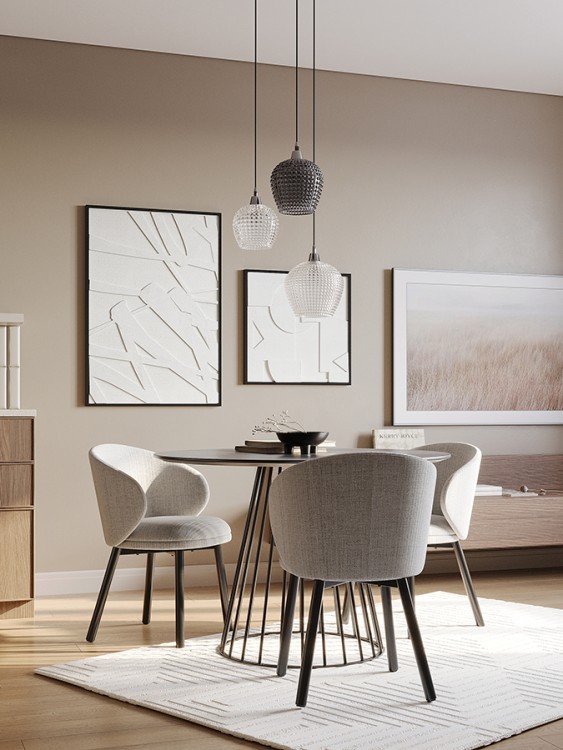 Панно декоративное с эффектом 3d minimalism, с черной рамой, 70х100 см (76497)