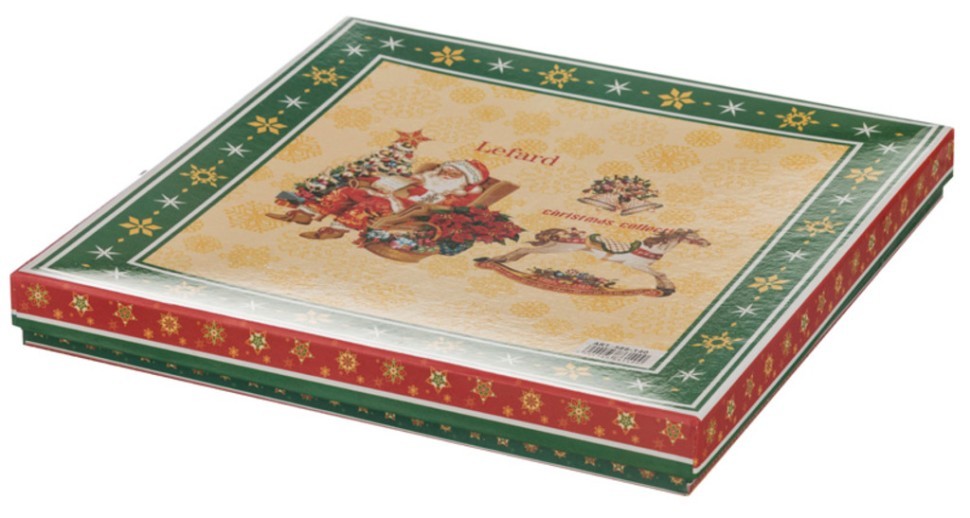 См кор. Блюдо "Christmas collection" 22х22 см. (кор=8шт.) (10013160/240920/0521133/1, Китай). Лефард Кристмас коллекшн блюдо 22*22. Блюдо Lefard Christmas collection. Блюдо Christmas collection 22х22 см артикул: 586-408.