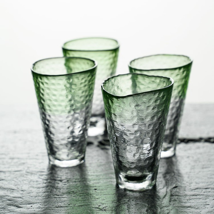 Стакан LR303-GM, ручная работа/стекло, green, ROOMERS TABLEWARE
