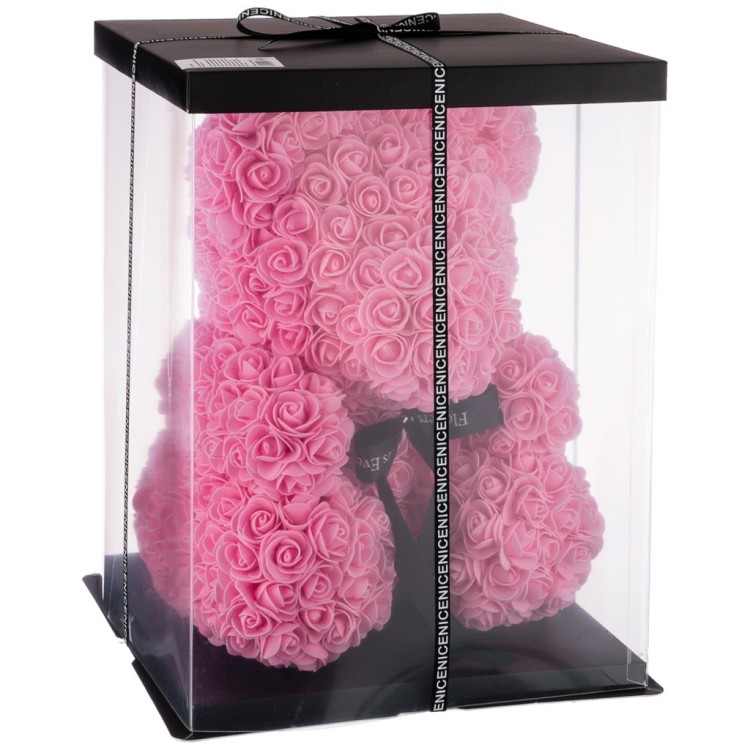 Декоративное изделие"медвежонок из роз" 40 см Huajing Plastic (192-507)
