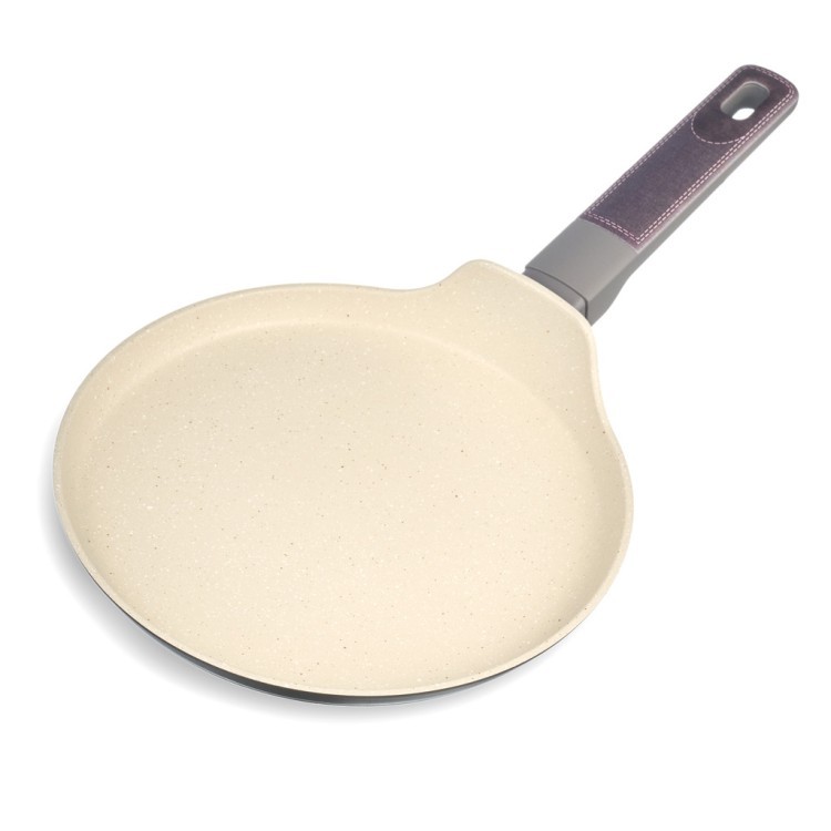 Сковорода блинная с антипригарным покрытием pfluon marble, 22*4,3 см Agness (902-106) Сковорода блинная с антипригарным покрытием pfluon marble, 22*4,3 см Agness (902-106)