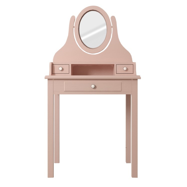 Туалетный столик с зеркалом Adelina в розовом цвете DM1038ETGR-ET