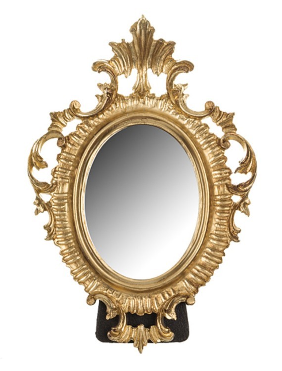 Зеркало настольное 21*15/10,5*7,5 см. Euromarchi (290-118)