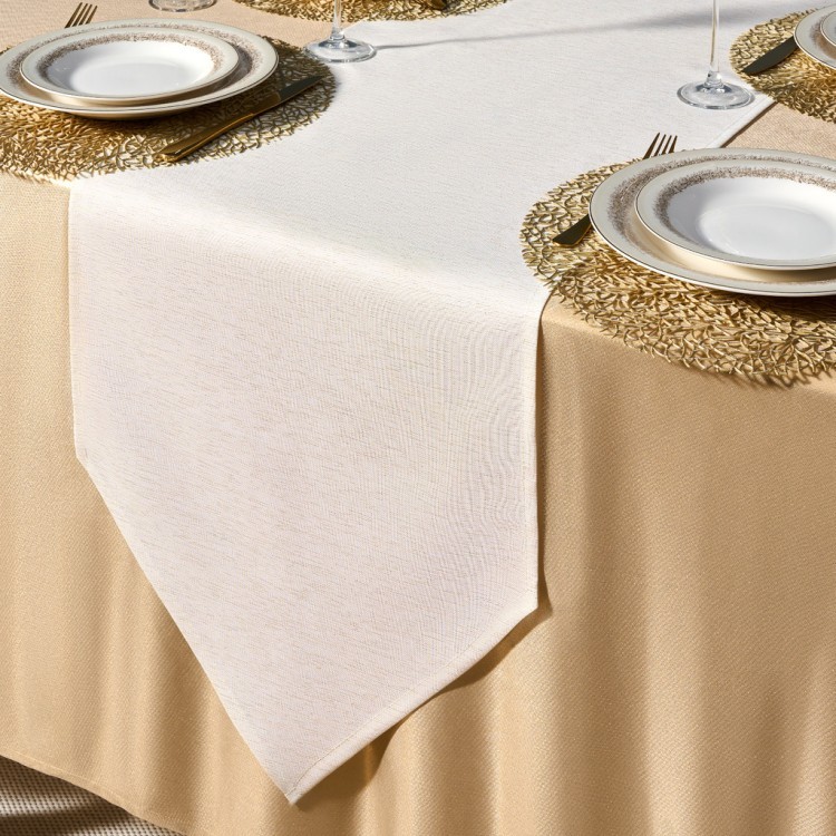 Дорожка на стол 45х300 cm  "феерия. золото", цвет: бежевый, tm lefard, полиэстер 100% Lefard (986-003-32)