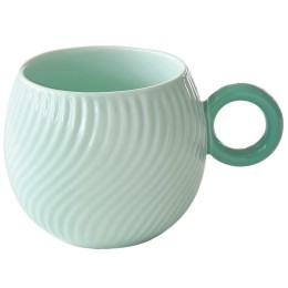 Кружка waves, 350 мл, бирюзовая (80326)