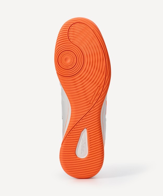 БЕЗ УПАКОВКИ Бутсы зальные JOGEL CAMPO White/orange (1586510)