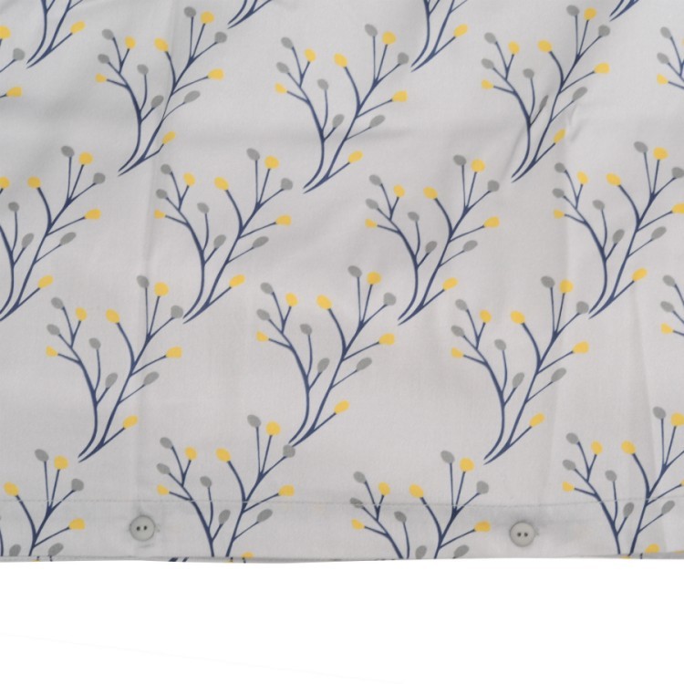 Комплект постельного белья из сатина с принтом "Соцветие" из коллекции russian north, 200х220 см (66408)