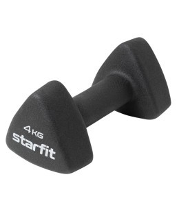 Гантель неопреновая STARFIT DB-205 4 кг, черный (1740214)