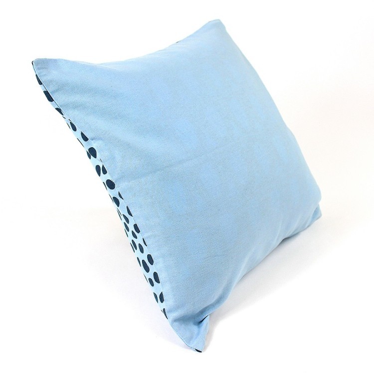Чехол для подушки из хлопка с принтом funky dots, серо-голубой cuts&pieces, 45х45 см (63541)