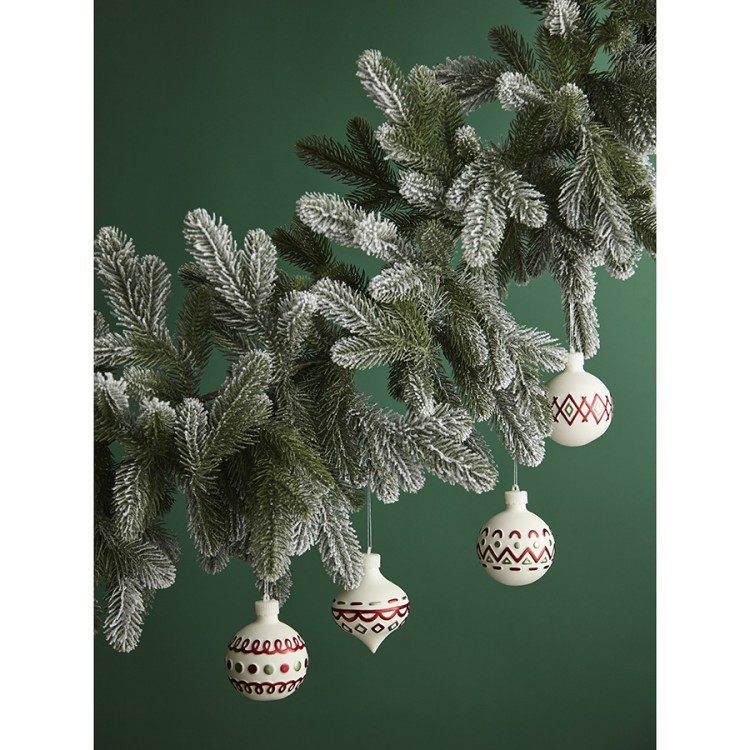 Набор ёлочных украшений с подсветкой festive embroidey из коллекции new year essential, 4 шт. (78341) Набор ёлочных украшений с подсветкой festive embroidey из коллекции new year essential, 4 шт. (78341)