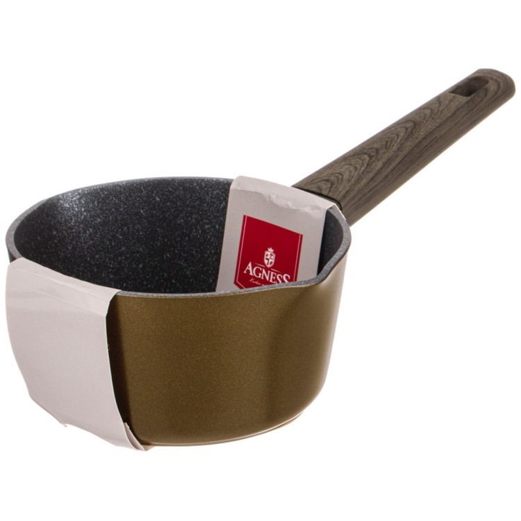 Ковш agness "spicy" с "мраморным" антипригар.покрытием 1,4 л, 16*8.5 см цвет: оливковый Agness (947-544) Ковш agness "spicy" с "мраморным" антипригар.покрытием 1,4 л, 16*8.5 см цвет: оливковый Agness (947-544)