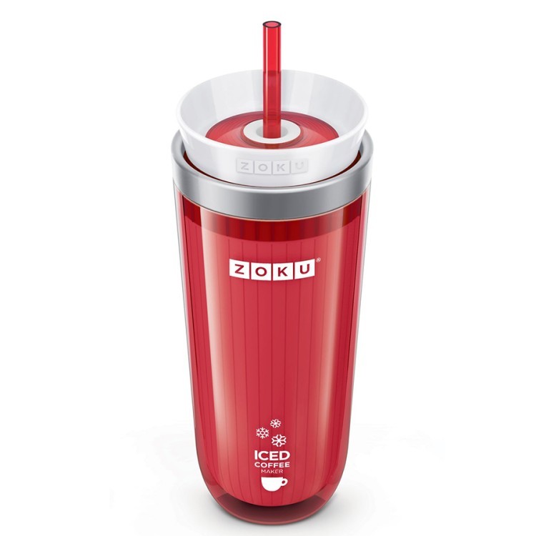 Стакан для охлаждения напитков iced coffee maker красный (57284)