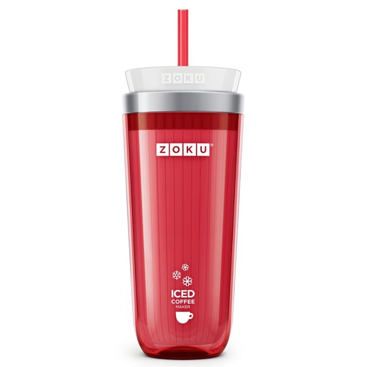 Стакан для охлаждения напитков iced coffee maker красный (57284)