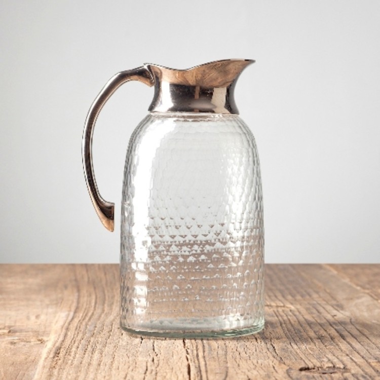 Кувшин RO-6397/HMN, металл, стекло, chrom, ROOMERS TABLEWARE Кувшин RO-6397/HMN, металл, стекло, chrom, ROOMERS TABLEWARE