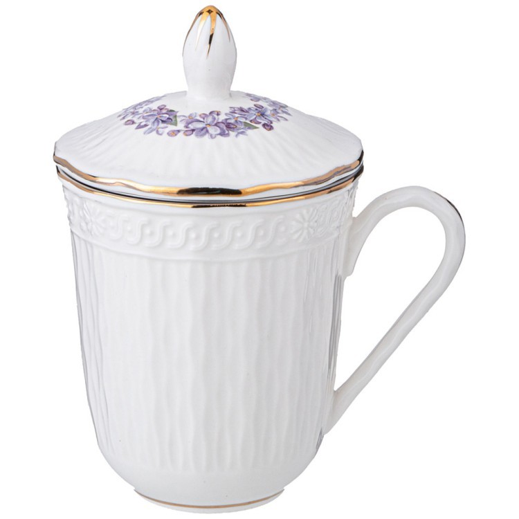 Кружка заварочная lefard "lilac" с крышкой и ситом 350 мл Lefard (760-798)