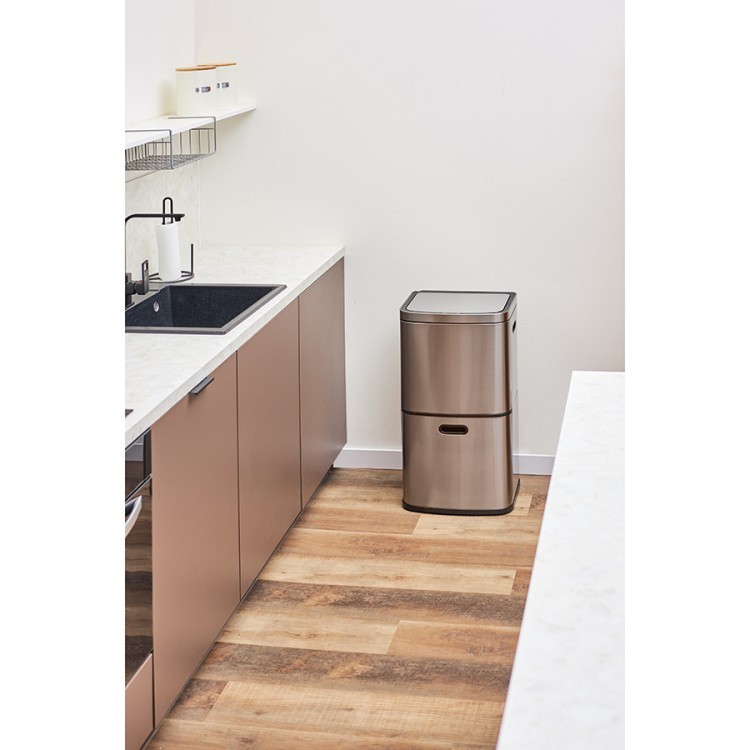 Контейнер мусорный с 2-мя отделениями smart bin, сенсорный, 60 л (78739) Контейнер мусорный с 2-мя отделениями smart bin, сенсорный, 60 л (78739)
