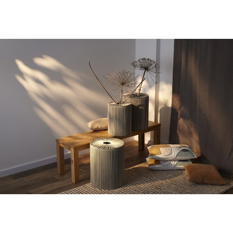 Корзина плетеная dholak grey из коллекции ethnic, размер l (77213) Корзина плетеная dholak grey из коллекции ethnic, размер l (77213)