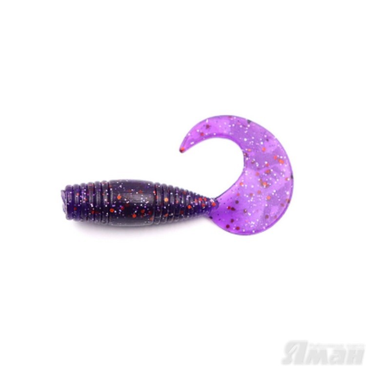 Твистер Yaman Spry Tail, 3" цвет 08 - Violet, 8 шт Y-ST3-08 (70610)