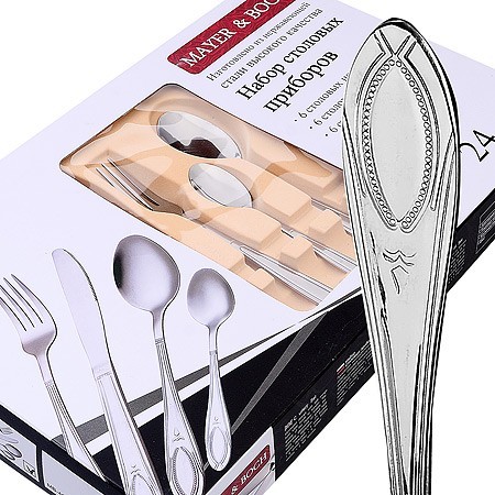 Набор столовых приборов 24 предмета нерж/ст Mayer&Boch (40536) Набор столовых приборов 24 предмета нерж/ст Mayer&Boch (40536)