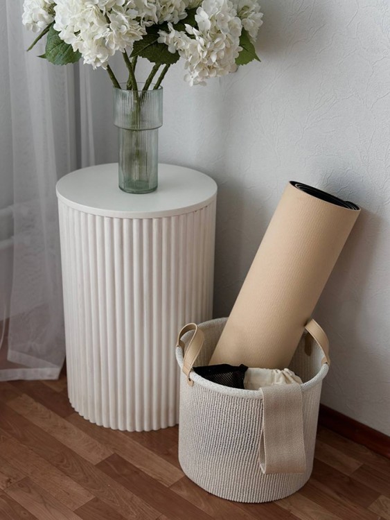 Корзина для хранения sustainable collection, D27х25 см, молочная (78508) Корзина для хранения sustainable collection, D27х25 см, молочная (78508)