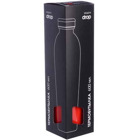 Термобутылка 600 мл КРАСНЫЙ (77040-4)
