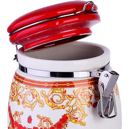 Банка для сыпучих продуктов 930мл Романтика доломит LR (30774) Банка для сыпучих продуктов 930мл Романтика доломит LR (30774)