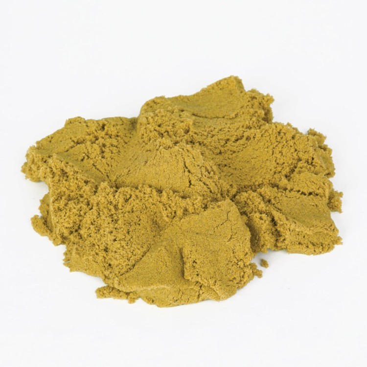 Песок для лепки кинетический желтый 500 г 104995 (5) (66003)