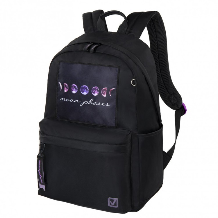 Рюкзак Brauberg Fashion City потайной карман, Moon, черный, 44х31х16 см, 270807 (88875) Рюкзак Brauberg Fashion City потайной карман, Moon, черный, 44х31х16 см, 270807 (88875)