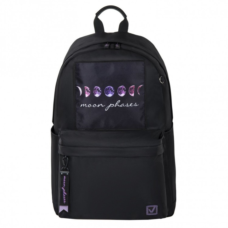 Рюкзак Brauberg Fashion City потайной карман, Moon, черный, 44х31х16 см, 270807 (88875) Рюкзак Brauberg Fashion City потайной карман, Moon, черный, 44х31х16 см, 270807 (88875)