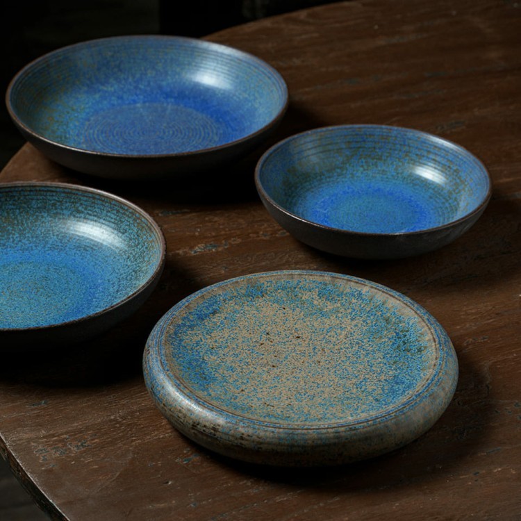 Чаша E753-P-10113/20, 5 см, керамика, Blue/Grey, ROOMERS TABLEWARE Чаша E753-P-10113/20, 5 см, керамика, Blue/Grey, ROOMERS TABLEWARE