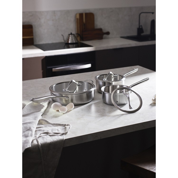 Ковш с крышкой 3ply etalon, D18 см, 1,9 л (77007)