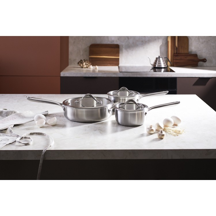 Ковш с крышкой 3ply etalon, D18 см, 1,9 л (77007)