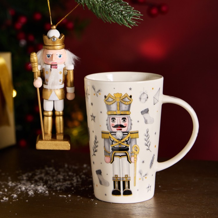 Набор подарочный lefard "щелкунчик" (кружка 385 мл в комплекте с ёлочной игрушкой) Lefard (580-095)