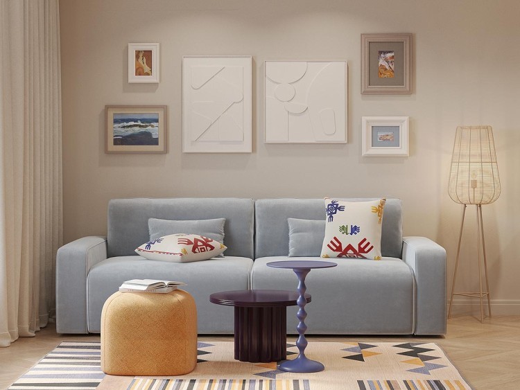 Столик приставной fluid, D38 см, сумерки (78648) Столик приставной fluid, D38 см, сумерки (78648)